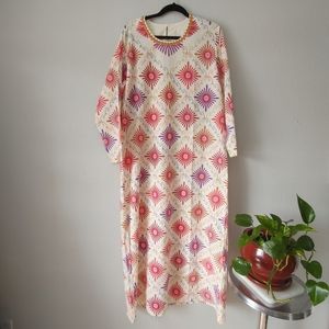 New Fashion Maxi Floral Tunic Dress Size M